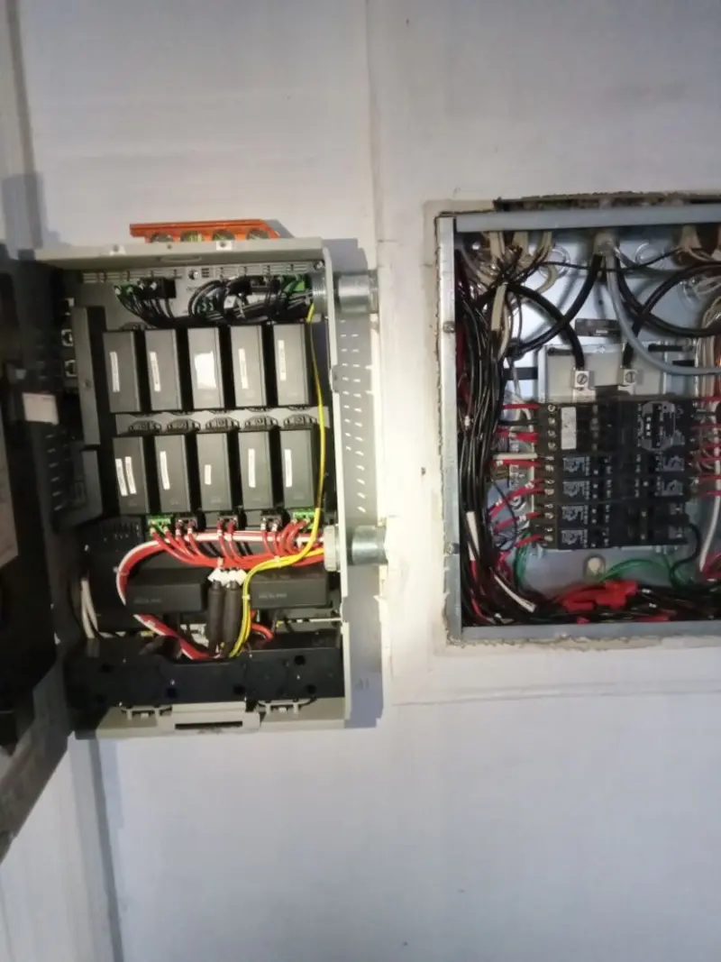 Electrical panel upgrade completed for Security Camera Wiring in Biscayne Park